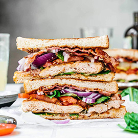 Grilled chicken sandwich