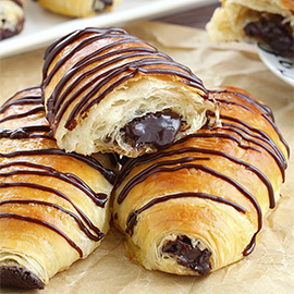 Chocolate croissants