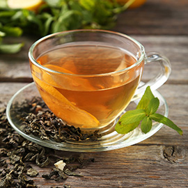 An earl grey cup of tea