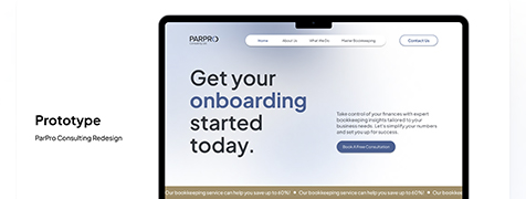 Thumbnail of project showing a design on a laptop